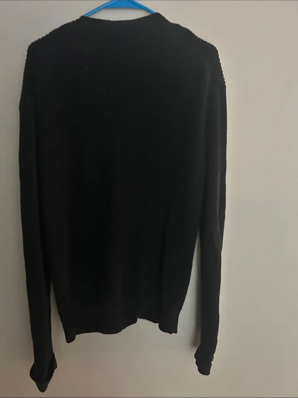 Banana Republic Black Button-Front V-Neck Cardigan